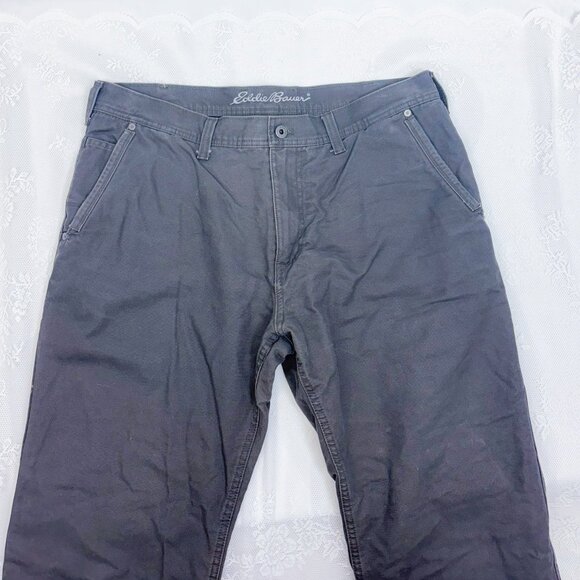 Eddie Bauer Men's Pants Fleece Lined Warm Relax Fit Bottoms Insulated Warmth - Picture 5 of 12